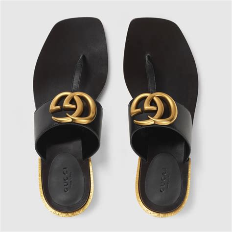 gucci sandal size 39 thong buckle|Gucci thong sandals women's.